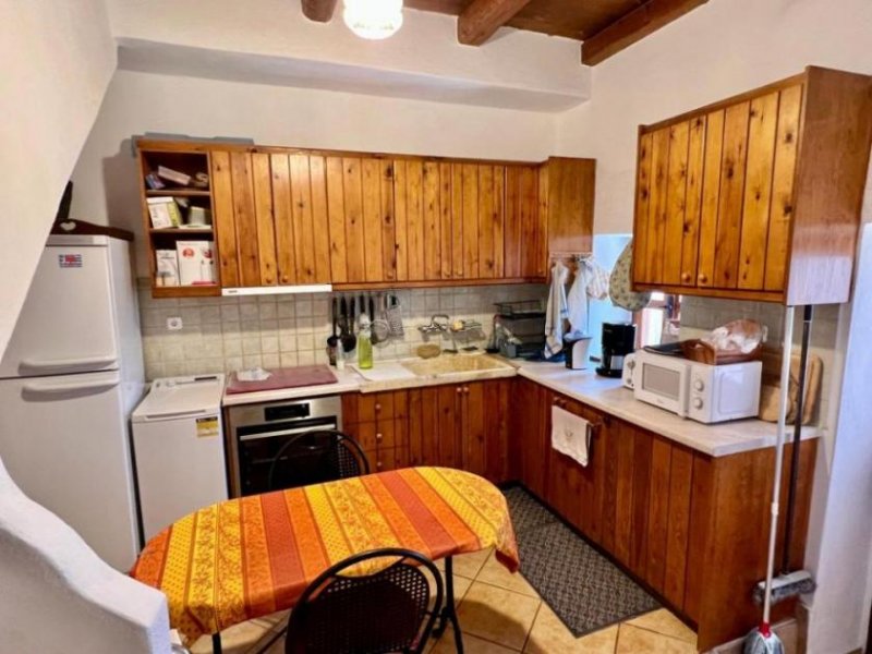 Kritsa Kreta, Kritsa: Wunderschön restauriertes zweistöckiges Haus mit Dachterrasse zu verkaufen Haus kaufen